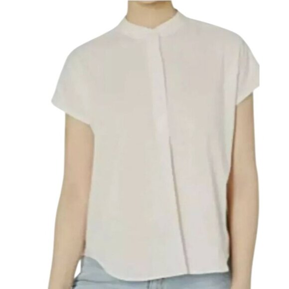 The North Face Desercana Top Lightweight Cotton Blouse Button Pink Salt Size M - Picture 2 of 14